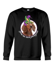 show me your dachshund Crewneck Sweatshirt tile