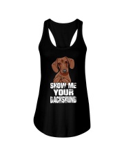 show me your dachshund Ladies Flowy Tank tile