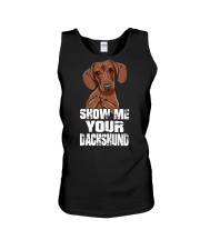 show me your dachshund Unisex Tank tile