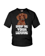 show me your dachshund Youth T-Shirt tile