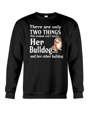 there are only two things this woman can't resist Crewneck Sweatshirt tile