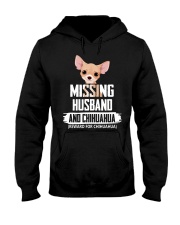 missing husband and chihuahua reward for chihuahua Hooded Sweatshirt tile