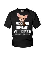 missing husband and chihuahua reward for chihuahua Youth T-Shirt tile