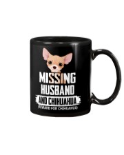 missing husband and chihuahua reward for chihuahua Mug tile