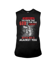 as long as you know that god is for you it doesn't Sleeveless Tee tile