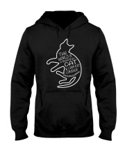 the worlds a beatiful cat i am no longer Hooded Sweatshirt tile