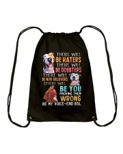 be you pitbull Drawstring Bag tile