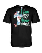 i love you at your darknest V-Neck T-Shirt tile