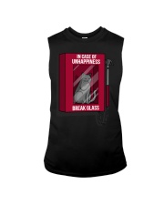 in case of uhhappiness break glass Sleeveless Tee tile