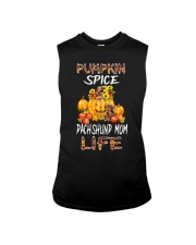 pumpkin spice dachshund mom life Sleeveless Tee tile
