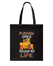 pumpkin spice dachshund mom life Tote Bag tile