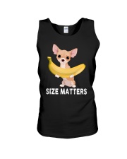 chihuahua size matters Unisex Tank tile