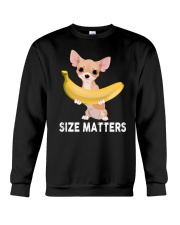 chihuahua size matters Crewneck Sweatshirt tile