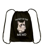 i'm not in the mewd Drawstring Bag tile