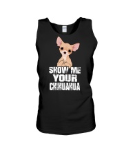 show me your chihuahua Unisex Tank tile