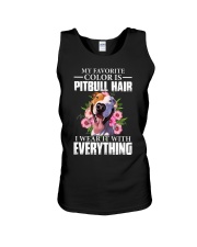 my favori're color is pitbull hair i wear it with Unisex Tank tile