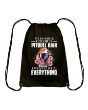 my favori're color is pitbull hair i wear it with Drawstring Bag tile