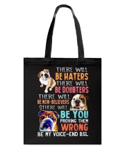 be you bulldog Tote Bag tile