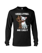 i kissed a pitbull and i liked it Long Sleeve Tee tile