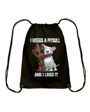 i kissed a pitbull and i liked it Drawstring Bag tile