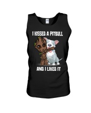 i kissed a pitbull and i liked it Unisex Tank tile