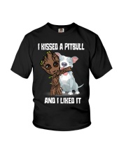 i kissed a pitbull and i liked it Youth T-Shirt tile