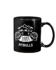 this beast loves pitbulls Mug tile