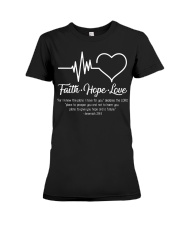 faith hope love Premium Fit Ladies Tee tile