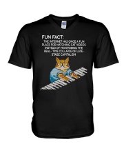 CAt V-Neck T-Shirt tile