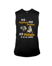 no bpyfriend no problem no pitbulls it is so awful Sleeveless Tee tile