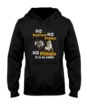 no bpyfriend no problem no pitbulls it is so awful Hooded Sweatshirt tile