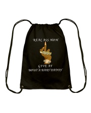 real ass mom give af boui a baby daddy Drawstring Bag tile