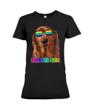 paws for pride Premium Fit Ladies Tee tile