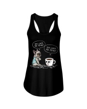 she lover me more Ladies Flowy Tank tile