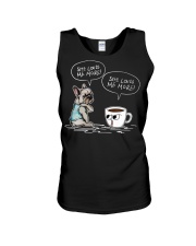 she lover me more Unisex Tank tile