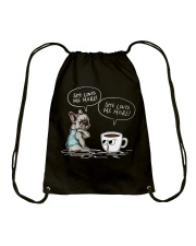 she lover me more Drawstring Bag tile
