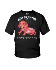 just breathe everything is going to be why Youth T-Shirt tile