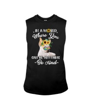 in a world where you can be anthing be kind Sleeveless Tee tile