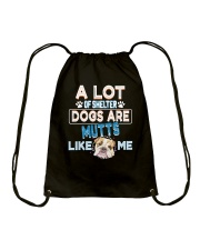 a lot of shelter dogs are mutts like me Drawstring Bag tile