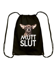 mutt slut Drawstring Bag tile