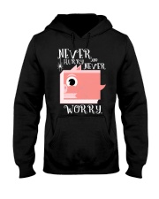never hurry and never worry Hooded Sweatshirt tile