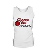 Chaotic Evil Unisex Tank tile