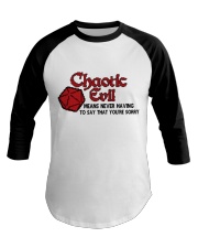 Chaotic Evil Baseball Tee tile