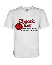 Chaotic Evil V-Neck T-Shirt tile