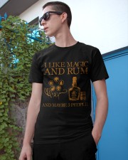 I like magic and rum and maybe 3 people Classic T-Shirt apparel-classic-tshirt-lifestyle-17