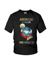 Adventure is calling and I must go Youth T-Shirt tile