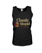 Chaotic Stupid Unisex Tank tile