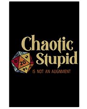 Chaotic Stupid Vertical Poster tile