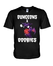 Dungeons & Doobies V-Neck T-Shirt tile