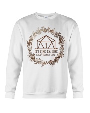 It's fine I'm fine Everything's fine Crewneck Sweatshirt tile